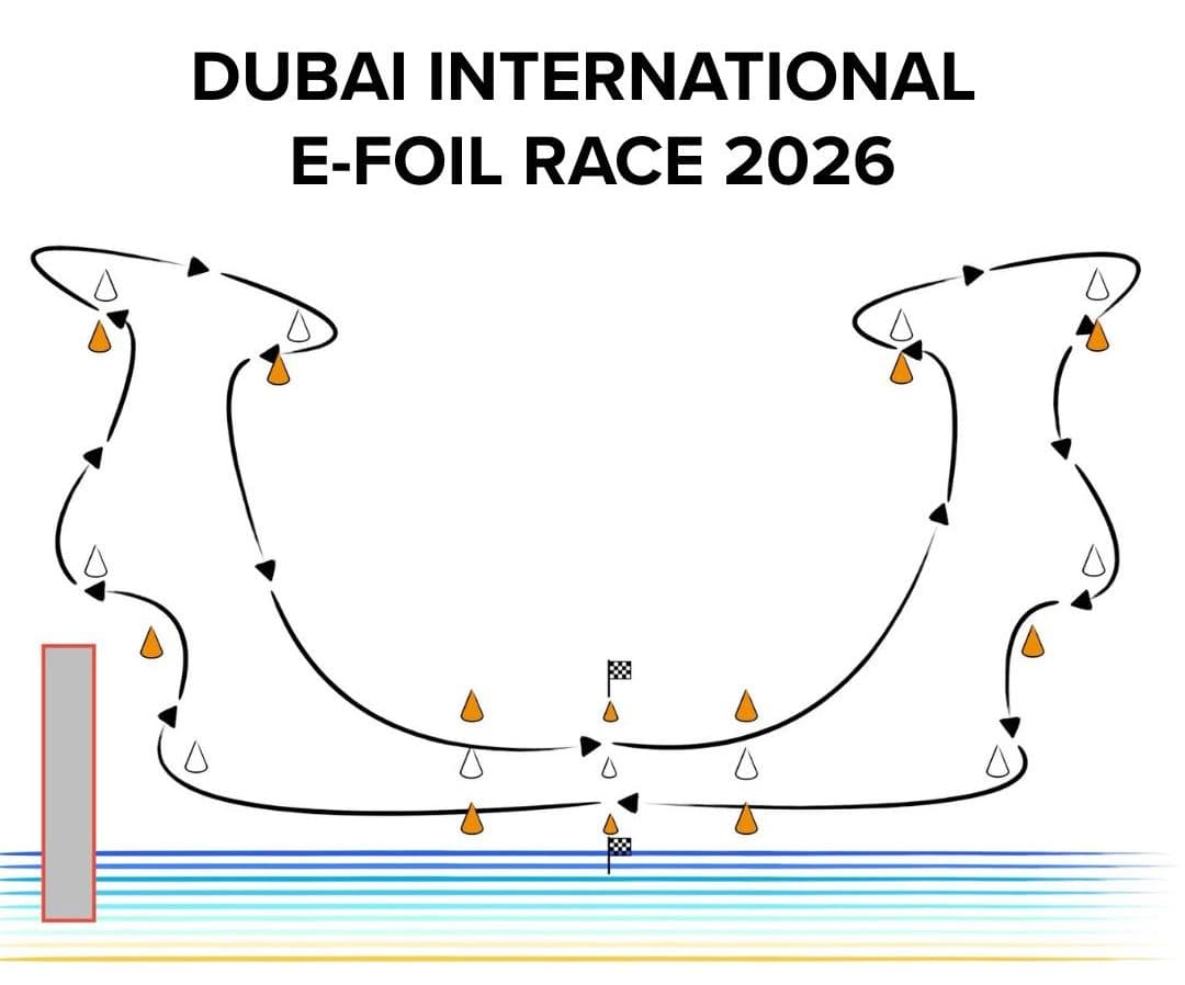 Course Layout — E-Foil Race race course map